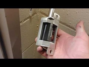 How to install door strike - how to cut frame