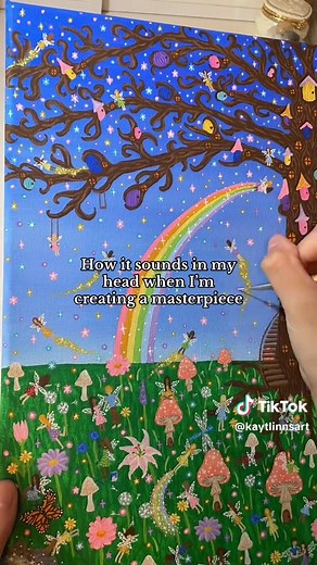 Creating Whimsical Art: A Journey of Color and Magic