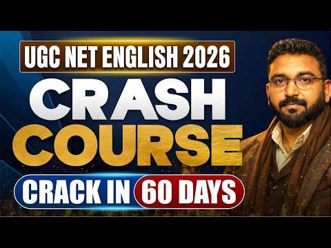 UGC NET English June 2026 🔥 Big Update | Fresh Crash Course Launched ❤️