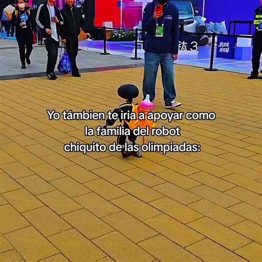 el quería mostrarnos que sin importar que tan rápido o lento avancemos, no debemos rendirnos porque al final siempre habrá una meta que cruzar. #robots #olimpiadas #norendirse #parati #meta