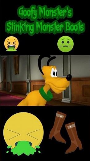 Goofy Monster's Stinking Monster boots