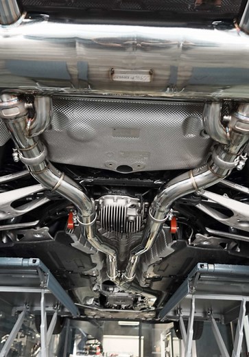 Throwback exhaust installation #bmwg80m3competition #g80m3 #g80m3competition #bmwm3