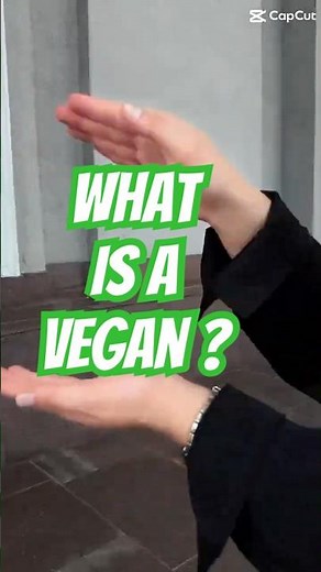 What is a vegan ?