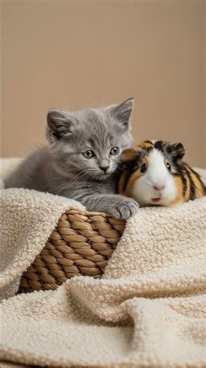 Watch What Happens When a Cat Meets a Guinea Pig for the First Time