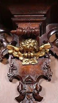 How Beauty of 1880s Lenzkirch 8 Day Ornate Bracket Clock