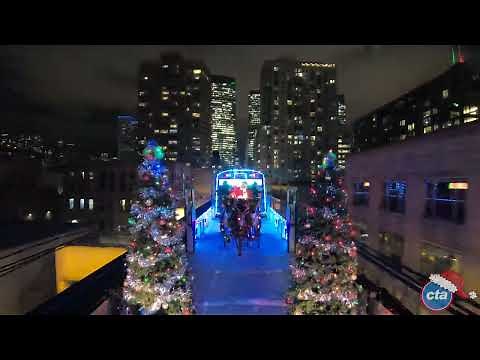 CTA's Ride the Rails: Santa Cam Edition - Time-lapse (2022)