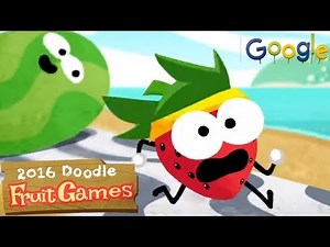2016 Doodle Fruit Games Gameplay - Google App Celebrates Olympic Rio Games 2016