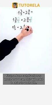 Multiply Mixed Numbers: (1 3/9) x (2 2/4) Explained #Math #MixedFractions