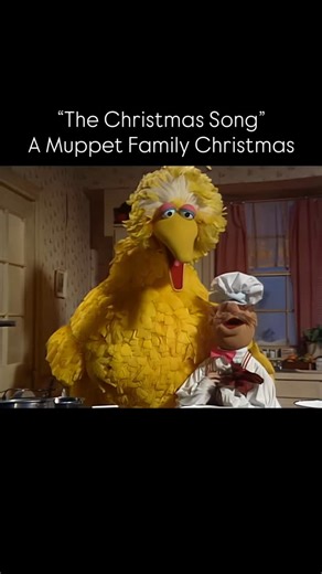 Disney History on Instagram: "Big Bird and the Swedish Chef team up to perform a Christmas classic in this clip from A Muppet Family Christmas."