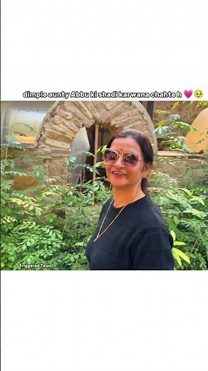 Dimple aunty Abbu ki shadi karwana chahte hai 💗#nischaymalhan #abhishekmalhan #dimplemalhan