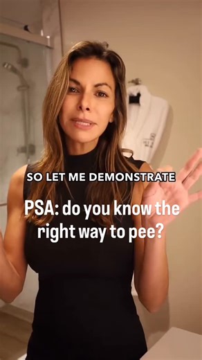 Jude on Instagram: "🚫🚽 Quit power peeing! Power peeing can cause pelvic floor strain, incomplete bladder emptying, and increased UTI risk. Instead, the best practice is to relax your pelvic floor muscles while sitting down and let urine flow naturally."