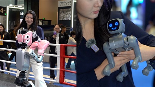 Step inside the Super Experience Hall at the 2025 World Internet Conference Wuzhen Summit, where cutting-edge technology meets hands-on fun! Follow CGTN's Chen Yuan as she spars with boxing robots, tests her health on a smart mirror and explores TCM-powered wellness tech. | CGTN