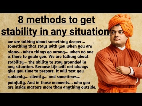 8 methods we should practice to be stable in any situation ✅ #english