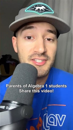 This is what your kid should have learned so far in Algebra 1! #alldayeverydaymath #algebra