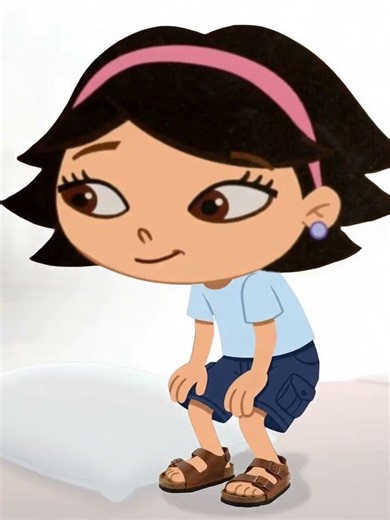June Relaxing With Her Feet On a Pillow(Ai Generated Video)