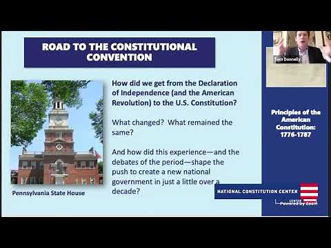 Principles of the American Constitution, 1776-1787 (Introductory Level)