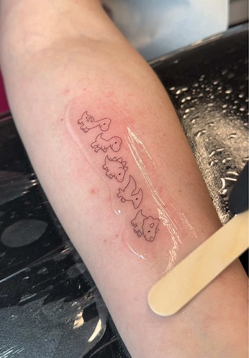 Tiny Dinosaur Tattoos: Perfect Ideas for Connie