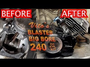 I can't believe This Ran Before the Build!! Vitos 240 BIG BORE Yamaha Blaster Engine Build