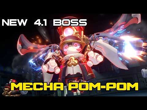 NEW 4.1 BOSS - Mechatron: King Pom Pom (Animations Showcase, No HUD)