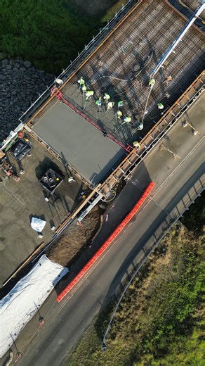 ** ANOTHER MILESTONE IN TATHAM BRIDGES CONSTRUCTION ** An exciting day at the Tatham Bridges construction site as the first of the decks for the bridges was poured in good weather conditions this morning. The project is still on track to have one lane open to traffic with no load restrictions by Christmas weather permitting. | Richmond Valley Council