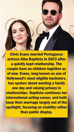 Chris Evans’ Private Marriage