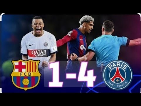 PSG vs Barcelona Highlights: Relive the Best Goals and Plays!