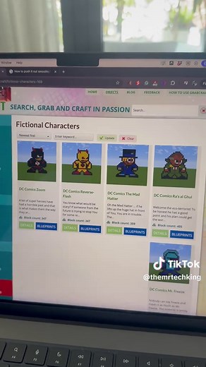GrabCraft: Free Minecraft Build Tutorials Step by Step