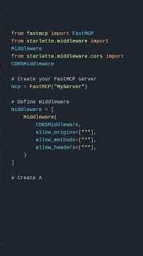 FastMCP HTTP Deployment Patterns and ASGI Integration - Part 5/17