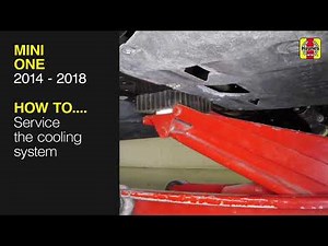 Mini One (2014 - 2018) - Service the cooling system