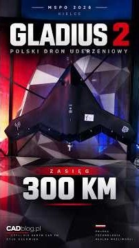 GLADIUS 2: Poland’s stealth jet drone strikes at 300 km! 🇵🇱