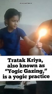 Tratak Kriya or Yogic Gazing Practicing Tratak Kriya with an autistic child who has hyperactivity requires adaptations and considerations: 1. *Short sessions*: Begin with short sessions (2-5 minutes) and gradually increase duration. 2. *Choose a comfortable object*: Select a object that holds their interest, such as a favorite toy or color. 3. *Minimize distractions*: Find a quiet, comfortable space with minimal distractions. 4. *Use gentle guidance*: Gently guide their gaze to the object, if ne