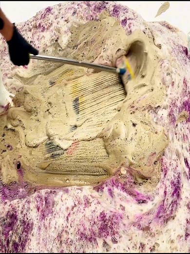 17K views · 143 reactions | From DISGUSTING to STUNNING – You Won’t Believe The Hidden Pattern! Satisfying ASMR Carpet Cleaning. | Awesome Carpet | Facebook