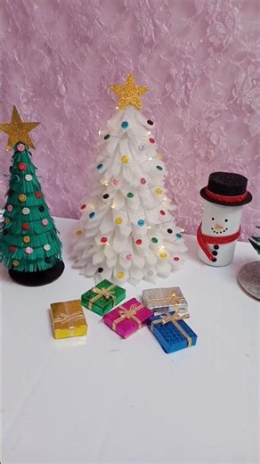 Christmas Easy DIY with waste foam | DIY #shortvideo #diy #craft #christmas tree diy #trend
