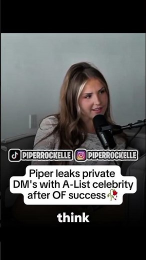 Piper leaks private DM'S #piperrockelle #podcast #viralvideo #interview #clips