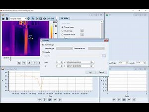 Temperature vs Time plot and Overlap Curve Comparison study in FOTRIC AnalyzIR