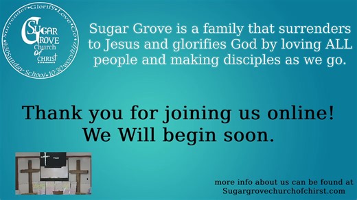 Our January 4th 2026 Service live  | Sugar Grove church of Christ at Renfrow-Horse Branch KY | Facebook