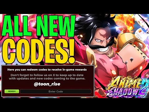 ANIME SHADOW 2 CODES ROBLOX – All New Working Codes!