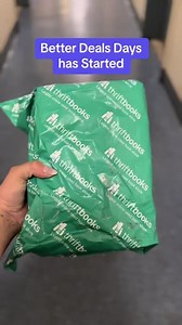 1.3K views · 44 reactions | The best deals on books and DVDs starts NOW. Shop ThriftBooks’ Bigger Deals Days now through 10/11 and score on these exclusive prices with Double Bonus points. Your shelves will thank us later. Click to shop now! https://www.thriftbooks.com/ | ThriftBooks | Facebook