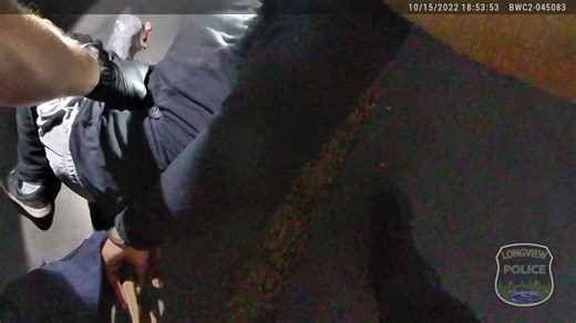 POLICE ACTIVITY - TRESPASS ARREST AFTER FOOT CHASE: On the evening of October 15th, officers on foot patrol in the 200 block of Oregon Way observed a subject trespassing in a private commercial area clearly marked NO TRESPASSING. When officers see the man, Anthony Estrada (31 of Longview), they immediately inform him that he is under arrest. Estrada fled on foot towards Industrial Way and officers gave chase. During the chase, officers observed Estrada reaching into his pants as well as throwing