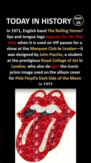 Where Did the Rolling Stones Lips Logo Come From? 👅 #Shorts