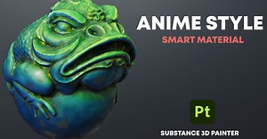 How to make Anime Style Smart materials in substance 3d painter