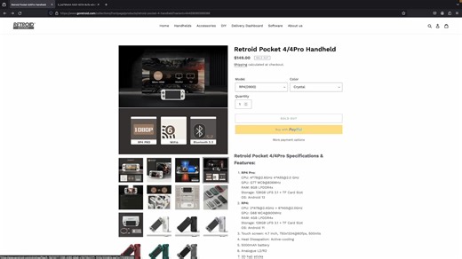 半透明的掌机！Retroid pocket 4 ，怀旧游戏新选择！