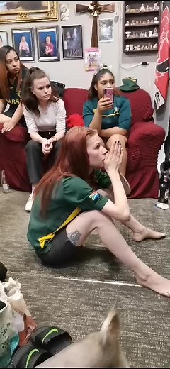 last few minutes tension 🤧 #amabok #springboksrugby #rwc2023 #lastmins #fyp