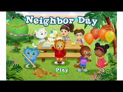 Daniel Tiger's Neighborhood Neighbor Day Game for kids PBS Kids