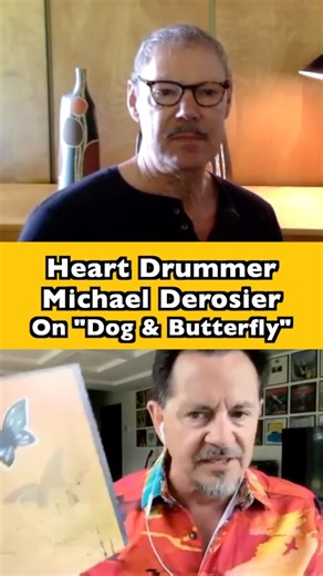Heart Drummer Michael Derosier On "Dog & Butterfly" #heart #1970s #rockband | Rock History Book/Music