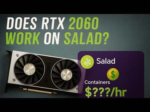 Does RTX 2060 Work on Salad? Rig Build & First Job Results!