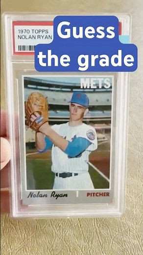 Can You Guess the PSA Grade? 1970 Nolan Ryan PSA Reveal! 🤔#psareveal #psagrading #NolanRyan