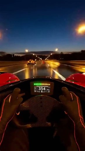 "POV: 320 km/h Aston Martin Valkyrie vs BAC Mono at Twilight on Autobahn | Anna's Cars" Feel the