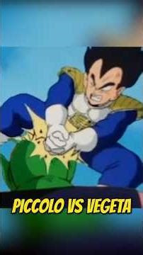 Piccolo VS Vegeta Saiyan Saga #dragonball #dbz #dbsuper #shorts