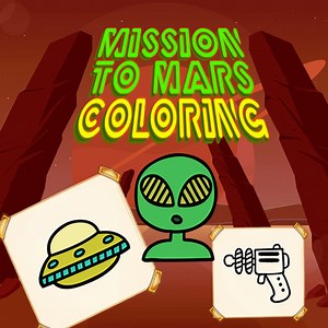 Mission to Mars Coloring: Play Mission to Mars Coloring online for free now.